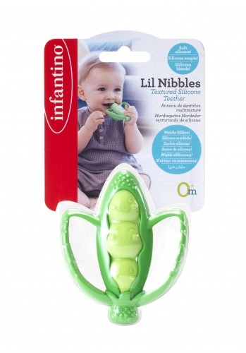 INFANTINO Kožamā rotaļlieta, Zirnis image 1