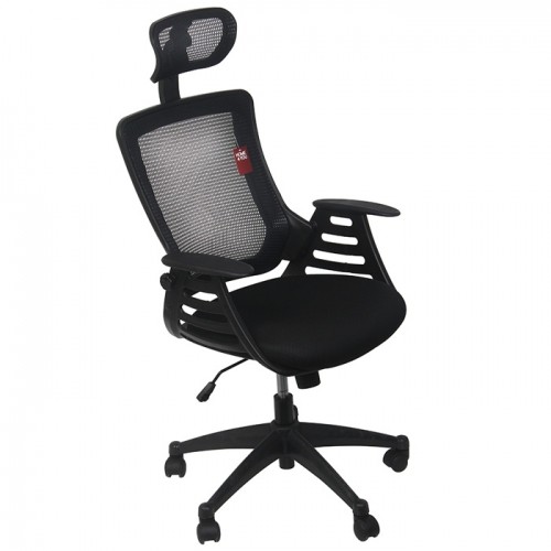 Biroja krēsls Biroja krēsls 64,5x49xH96-103cm melns image 1
