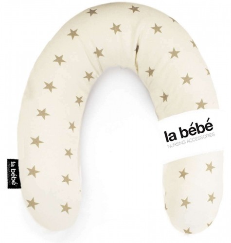 La Bebe™ Rich Cotton Nursing Maternity Pillow Art.81032 Stars Подковка для сна, кормления малыша, 30x104 cm image 1