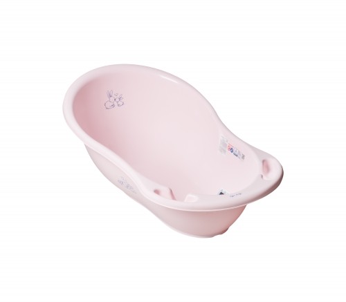 Tega Baby vanna 86 cm ar korķi RABBITS light pink  TegaBaby KR-004 image 1