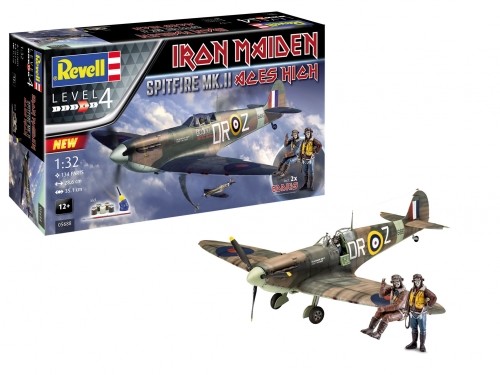 REVELL 1:32 saliekams modelis Spitfire Mk.II Aces High Iron Maiden, 5688 image 1