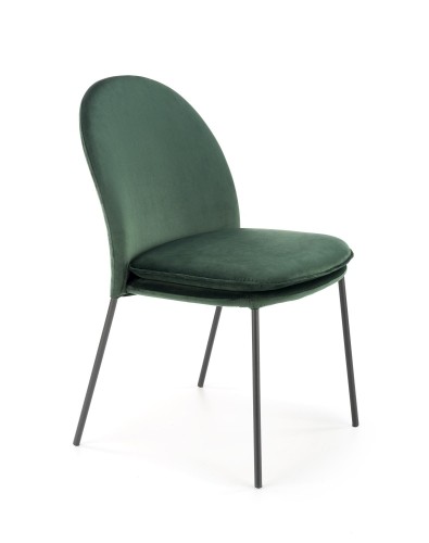 Halmar K443 chair color: dark green image 1