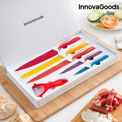 InnovaGoods Kitchen Cookware Keramisko Nažu un Mizotāju Komplekts (6 gab.) image 1