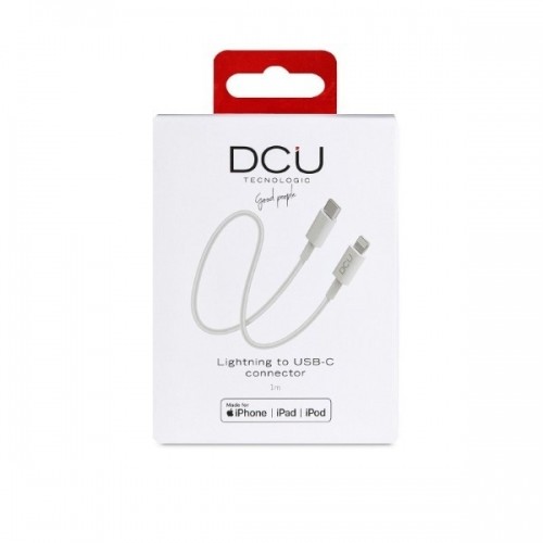 Dcu Tecnologic USB-C uz Lightning Kabelis iPhone DCU Balts 1 m image 1