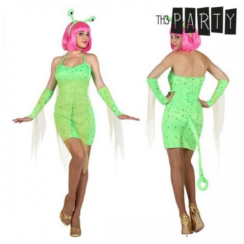 Bigbuy Carnival Маскарадные костюмы для взрослых Чужой секси Зеленый (4 Pcs) image 1