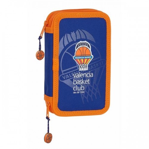Пенал Valencia Basket Синий Оранжевый (28 pcs) image 1