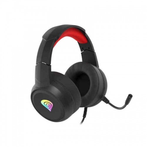 Bluetooth-наушники с микрофоном Genesis Neon 200 Чёрный Красный image 1