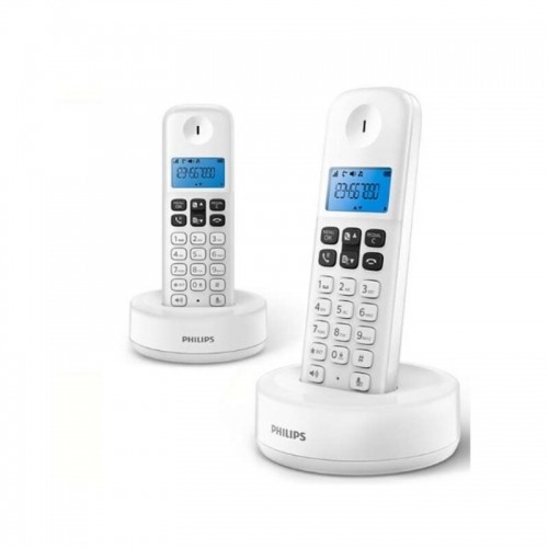 Беспроводный телефон Philips D1612W/34 1,6" 300 mAh GAP (2 pcs) Белый image 1