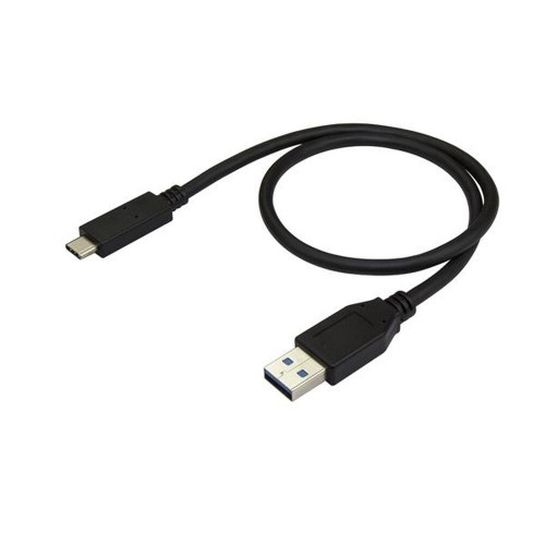 USB A uz USB C Kabelis Startech USB31AC50CM          Melns image 1