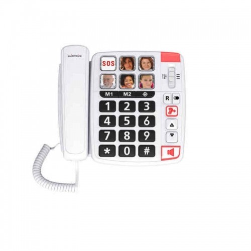 Стационарный телефон для пожилых Swiss Voice Xtra 1110 Белый image 1