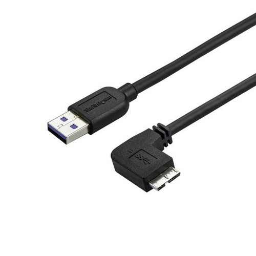 USB to mikro USB kabelis Startech USB3AU2MRS           Melns image 1