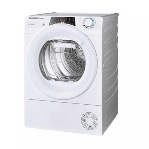 Candy Dryer Machine ROE H10A2TE-S  Energy efficiency class A++, Front loading, 10 kg, Heat pump, Big Digit, Depth 58.5 cm, Wi-Fi, White image 1