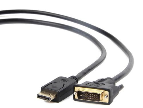 Gembird CC-DPM-DVIM-1M video cable adapter DisplayPort DVI Black image 1