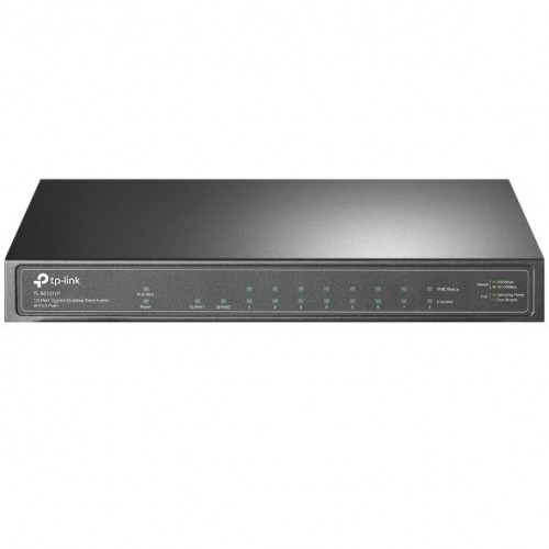 Switch|TP-LINK|TL-SG1210P|Desktop/pedestal|9x10Base-T / 100Base-TX / 1000Base-T|1xSFP|PoE+ ports 8|TL-SG1210P image 1