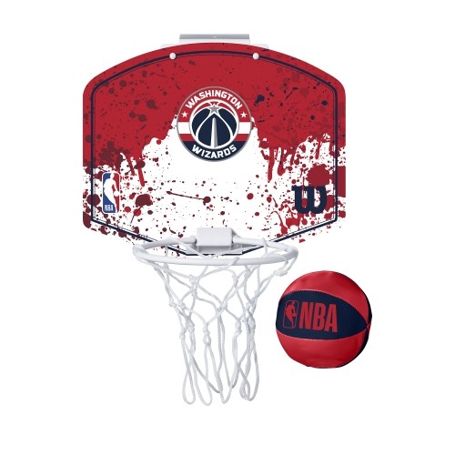 Wilson Basketbola groza komplekts NBA MINI-HOOP  WAS WIZARDS image 1