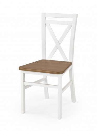 Halmar DARIUSZ 2 chair color: white / alder image 1