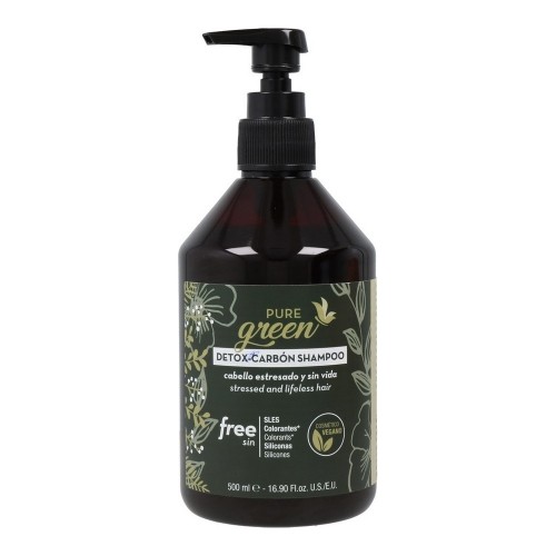 Šampūns Pure Green Detox Carbon (500 ml) image 1