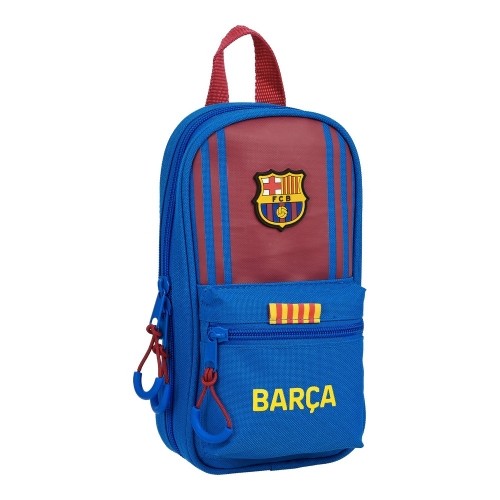 Пенал-рюкзак F.C. Barcelona Тёмно Бордовый Тёмно Синий (33 Предметы) image 1