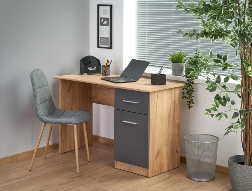 Halmar ELMO desk votan oak / antracite image 1