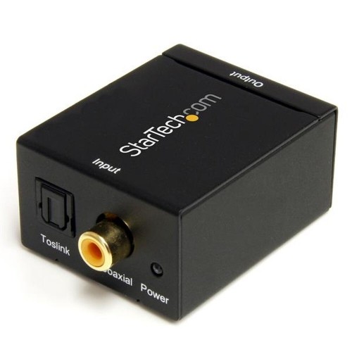 Konvertētājs/Adapteris Startech SPDIF2AA             Audio Melns image 1