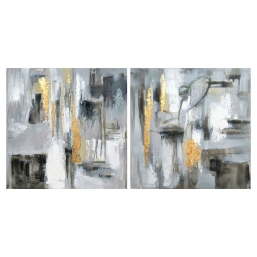Glezna DKD Home Decor Abstrakts (80 x 3 x 80 cm) (2 pcs) image 1