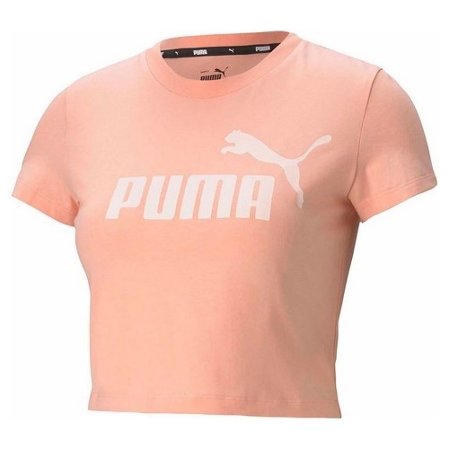 Футболка Puma Essentials Slim Logo Розовый Лососевый image 1