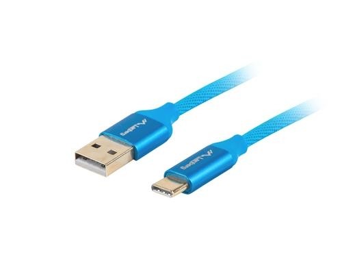 Lanberg CA-USBO-22CU-0010-BL USB cable 1 m USB 2.0 USB C USB A Blue image 1