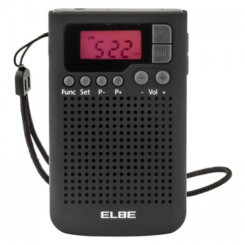 Radio Tranzistors ELBE AM/FM Melns image 1