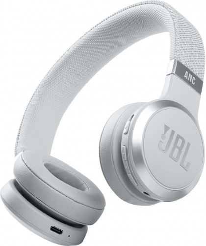 JBL wireless headset Live 460NC, white image 1