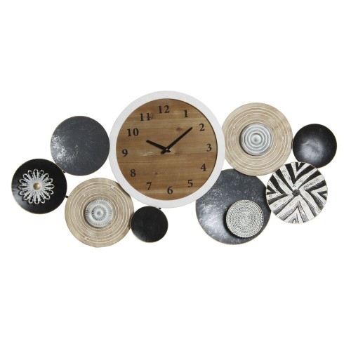 Sienas pulkstenis DKD Home Decor Metāls Koks (105.4 x 6.5 x 51.5 cm) image 1