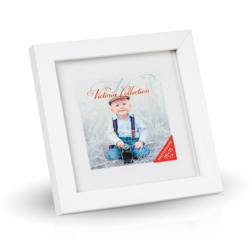 Victoria Collection Cubo photo frame 15x15, white (VF2274) image 1
