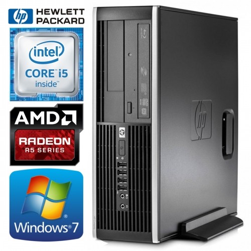 Hewlett-packard HP 8100 Elite SFF i5-650 8GB 480SSD+1TB R5-340 2GB DVD WIN7Pro image 1