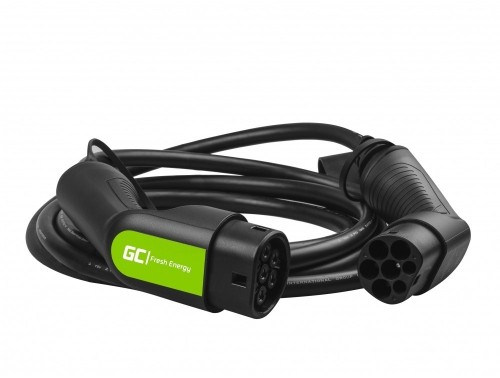 Green Cell EV09 electric vehicle charging cable Black Type 2 1 5 m image 1