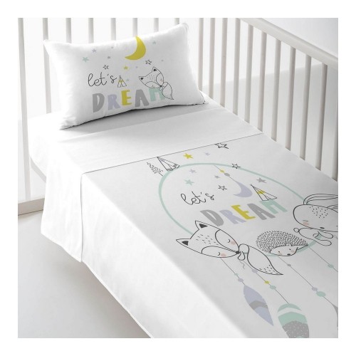 Augšējs palags bērnu gultiņai Cool Kids Let'S Dream A (80cm gultiņa) image 1