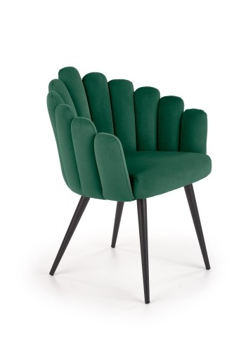 Halmar K410 chair, color: dark green image 1