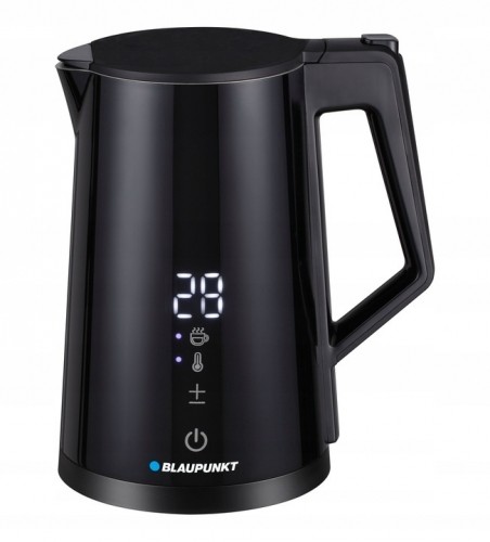 Blaupunkt EKD601 electric kettle with display, 1.7 l, 2200 W, black image 1