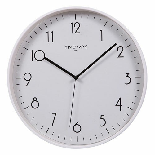Sienas pulkstenis Timemark Balts (30 x 30 cm) image 1