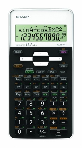 Zinātniskais kalkulators Sharp EL-W531THWH, balts image 1