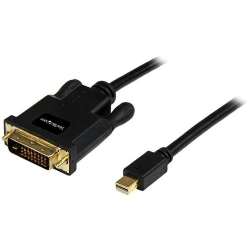 Mini DisplayPort uz DVI Adapters Startech MDP2DVIMM6B          (1,8 m) Melns 1.8 m image 1