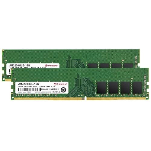Transcend JetRam DDR4-3200 U-DIMM 16GBx2 Dual Channel image 1