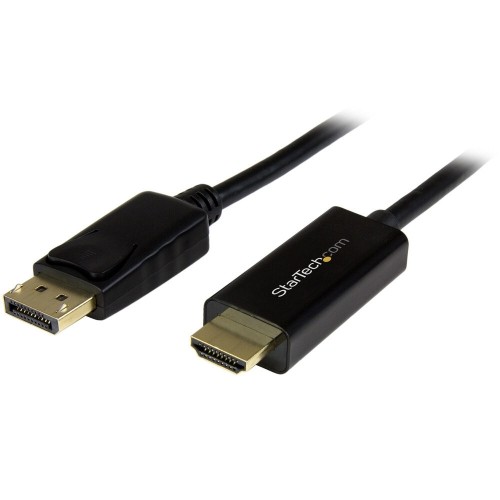Kabelis Display Port uz HDMI Startech DP2HDMM2MB           (2 m) Melns image 1