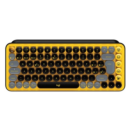 Беспроводная клавиатура Logitech EMOJI USB Чёрный image 1