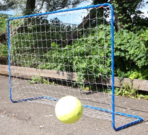 Acito Vārti futbola ar tīklu, zili,180x120x60cm image 1