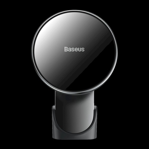 Baseus Big Energy car mount with wireless charger 15W for Iphone 12 (Black) image 1