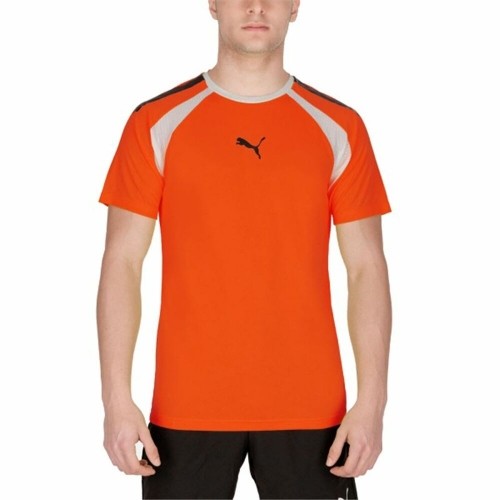 Vīriešu Krekls ar Īsām Piedurknēm Puma TeamLIGA Oranžs image 1