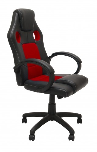 Top E Shop Topeshop FOTEL ENZO CZER-CZAR office/computer chair Padded seat Padded backrest image 1