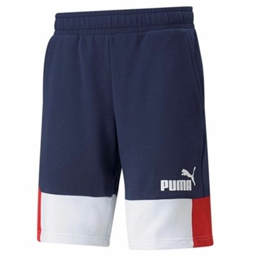 Vīriešu Sporta Šorti Puma Essentials+ Block Tumši zils image 1