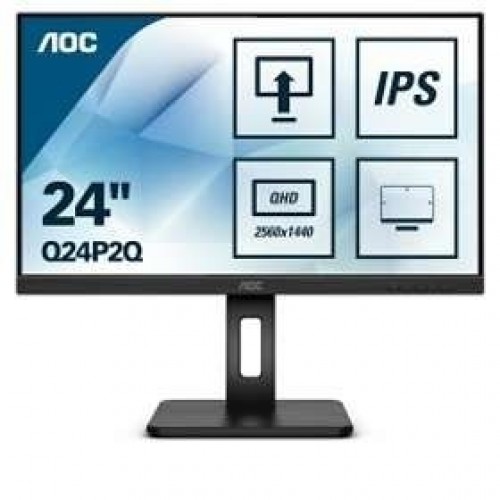 Aoc international  
         
       AOC Q24P2Q 23.8inch 2560x1440 QHD IPS 250cd/m2 1000:1 4ms HDMI VGA DisplayPort Speakers image 1