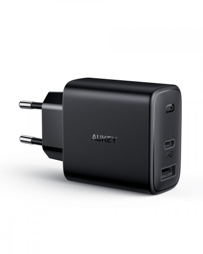 Aukey PA-F3S Wall Charg er 2xUSB Power Delivery image 1