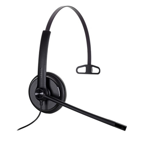 Yealink UH34 MONO TEAMS headphones/headset Wired Head-band Office/Call center USB Type-A Black image 1